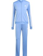 adidas Sportswear Спортен екип W ESS 3S TS с цип и лого Бял/Небесносин