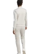 adidas Sportswear Спортен екип W ESS 3S TS с цип и лого Бял/Слонова кост