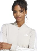 adidas Sportswear Спортен екип W ESS 3S TS с цип и лого Бял/Слонова кост