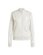 adidas Sportswear Спортен екип W ESS 3S TS с цип и лого Бял/Слонова кост