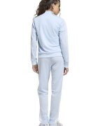 adidas Sportswear Спортен екип W ESS 3S TS с цип и лого Бял/Светлосин
