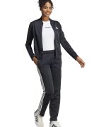 adidas Sportswear Спортен екип W ESS 3S TS с цип и лого Черен