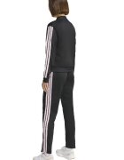 adidas Sportswear Спортен екип W ESS 3S TS с цип и лого Черен/Бледо розово