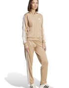 adidas Sportswear Спортен екип W ESS 3S TS с цип и лого Камел