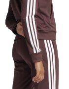 adidas Sportswear Спортен екип W ESS 3S TS с цип и лого Коняк кафяв