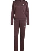 adidas Sportswear Спортен екип W ESS 3S TS с цип и лого Коняк кафяв