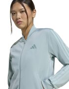adidas Sportswear Спортен екип W ESS 3S TS с цип и лого Пастелносин