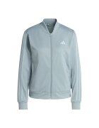 adidas Sportswear Спортен екип W ESS 3S TS с цип и лого Пастелносин