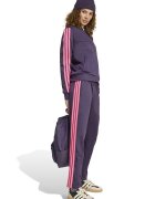 adidas Sportswear Спортен екип W ESS 3S TS с цип и лого Тъмно лилаво