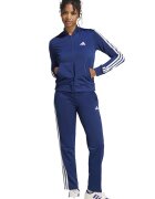 adidas Sportswear Спортен екип W ESS 3S TS с цип и лого Тъмносин