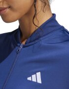 adidas Sportswear Спортен екип W ESS 3S TS с цип и лого Тъмносин
