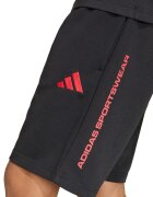 adidas Sportswear Спортен къс панталон с лого Черен