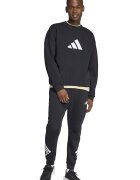 adidas Sportswear Спортен панталон с памук с лого Черен