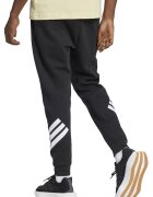adidas Sportswear Спортен панталон с памук с лого Черен