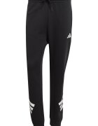 adidas Sportswear Спортен панталон с памук с лого Черен