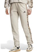 adidas Sportswear Спортен панталон с памук с лого - Черен/Бежов/Светло бежово