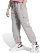 adidas Sportswear Спортен панталон с връзка и джобове Бял/Сив меланж