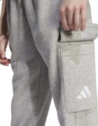 adidas Sportswear Спортен панталон с връзка и джобове Бял/Сив меланж