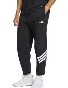 adidas Sportswear Спортен панталон със стеснен крачол и лого - Бял/Черен