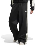 adidas Sportswear Спортен панталон Stadium с широк крачол - Черен/Мръснобял