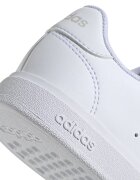 adidas Sportswear Спортни обувки Advantage Base 2.0 от еко кожа с велкро Бял