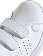 adidas Sportswear Спортни обувки Advantage Base 2.0 от еко кожа с велкро Бял
