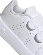 adidas Sportswear Спортни обувки Advantage от еко кожа с велкро Бял