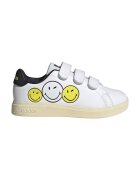 adidas Sportswear Спортни обувки Advantage Smiley с велкро - Бял/Черен