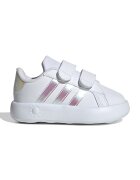 adidas Sportswear Спортни обувки Grand Court 2.0 от еко кожа с велкро Бял/Розово/Сребрист
