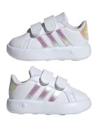 adidas Sportswear Спортни обувки Grand Court 2.0 от еко кожа с велкро Бял/Розово/Сребрист