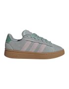adidas Sportswear Спортни обувки Grand Court Alpha 00s от велур и текстил - Светло сив/Бледозелен