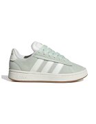 adidas Sportswear Спортни обувки Grand Court Alpha от еко велур - Бял/Бледозелен