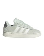 adidas Sportswear Спортни обувки Grand Court Alpha от велур - Бял/Бледозелен
