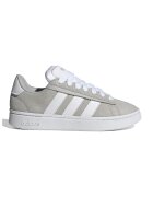 adidas Sportswear Спортни обувки Grand Court Alpha от велур - Бял/Пепеляво сиво