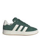 adidas Sportswear Спортни обувки Grand Court Alpha от велур - Бял/Тъмнозелен