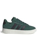 adidas Sportswear Спортни обувки Grand Court Alpha от велур - Черен/Тъмнозелен