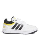 adidas Sportswear Спортни обувки Hoops 3.0 от еко кожа с велкро - Бял/Черен/Жълт