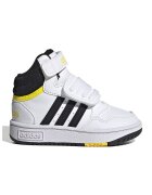 adidas Sportswear Спортни обувки Hoops с велкро - Бял/Черен/Жълт