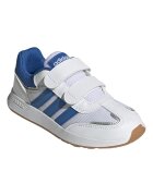 adidas Sportswear Спортни обувки Tensaur от еко кожа с велкро Бял/Кралско Синьо