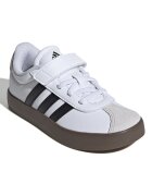 adidas Sportswear Спортни обувки VL Court 3.0 от кожа и велур Бял