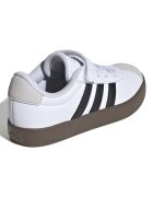 adidas Sportswear Спортни обувки VL Court 3.0 от кожа и велур Бял