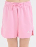 adidas Sportswear Спортни шорти с 3 ивици Розово