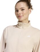 adidas Sportswear Стандартен спортен екип W Feelcozy TZ с лого Бял/Бежов