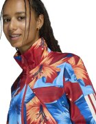 adidas Sportswear Суитшърт Farm Rio House Of Tiro с цип Тъмночервен/Светло оранжево/Син