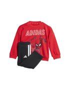 adidas Sportswear Суитшърт и панталон с принт на Spider-Man - Червен/Черен