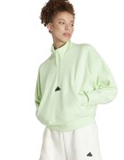 adidas Sportswear Суитшърт с къс цип и джоб кенгуру