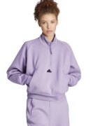 adidas Sportswear Суитшърт с къс цип и джоб кенгуру