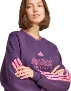 adidas Sportswear Суитшърт с лого Виолетов/Розово