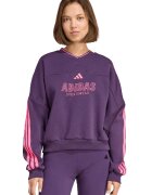 adidas Sportswear Суитшърт с лого Виолетов/Розово