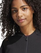 adidas Sportswear Суитшърт с ниска яка и цип Черен